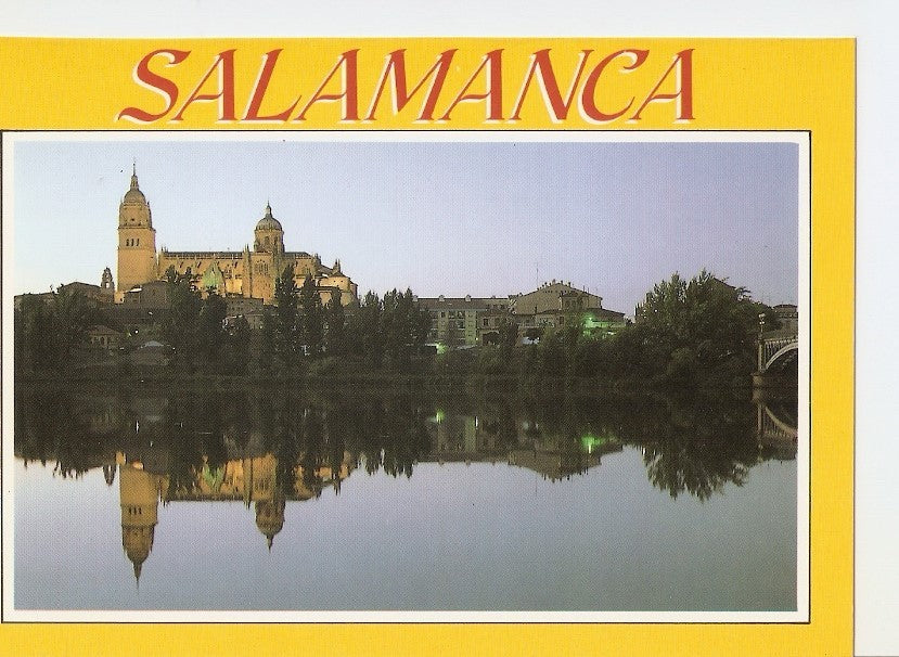 Postal 040718 : Salamanca. Catedral. Nocturna