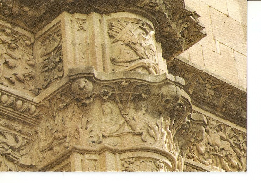 Postal 040719 : Salamanca. Fachada Universidad. Detalle de la rana