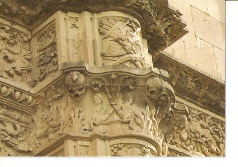Postal 040719 : Salamanca. Fachada Universidad. Detalle de la rana