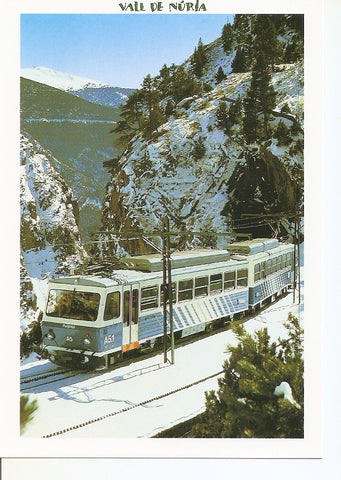 Postal 040776 : Vall de Nuria (El Ripolles). Ferrocarril Cremallera Ribes-Queralbs-Nuria