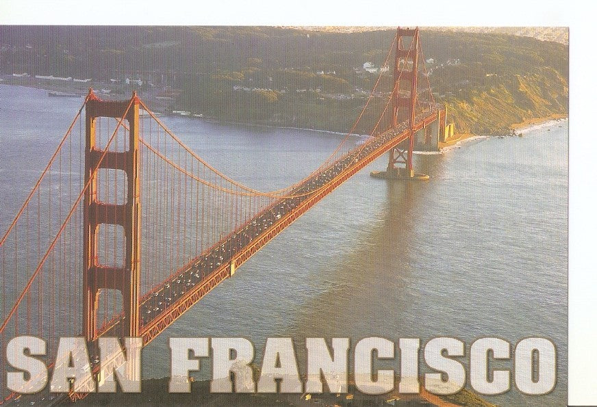 Postal 040782 : San Francisco. Golden Gate Bridge