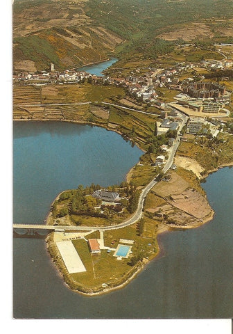 Postal 040833 : Viana del Bollo. Vista aerea