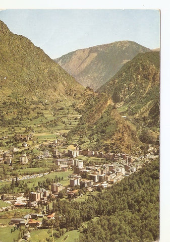 Postal 040850 : Valls dAndorra. Vue Panoramique sur Les Escaldes et la Vallee