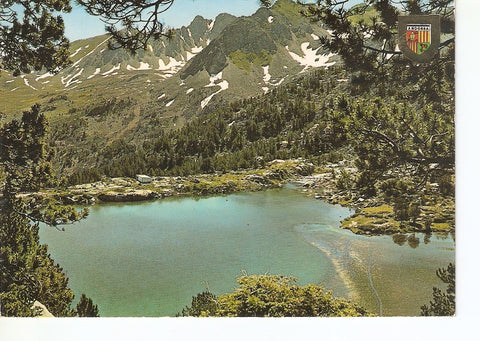 Postal 040851 : Valls dAndorra. Cercle des Pessons. Estany