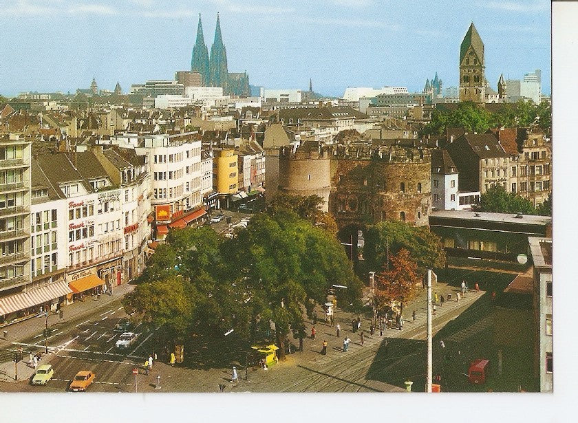 Postal 040853 : Koln am Rhein. Rudolfplatz und Hahnentor