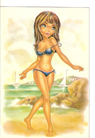 Postal 040861 : Chica en bikini
