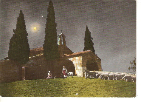Postal 040869 : Vieille Chapelle Provençale au Clair de Lune