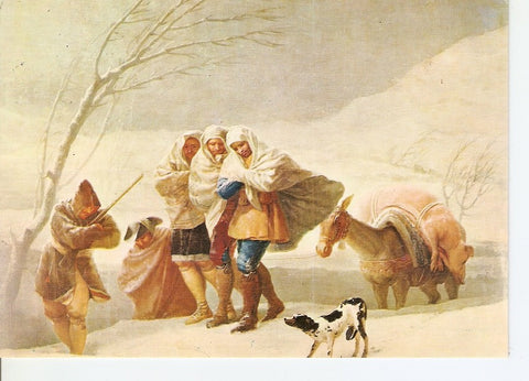 Postal 040884 : Francisco de Goya. La nevada