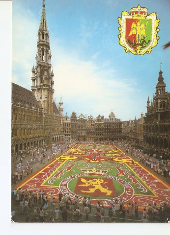 Postal 040908 : Brussel. Market Place Flower Carpet