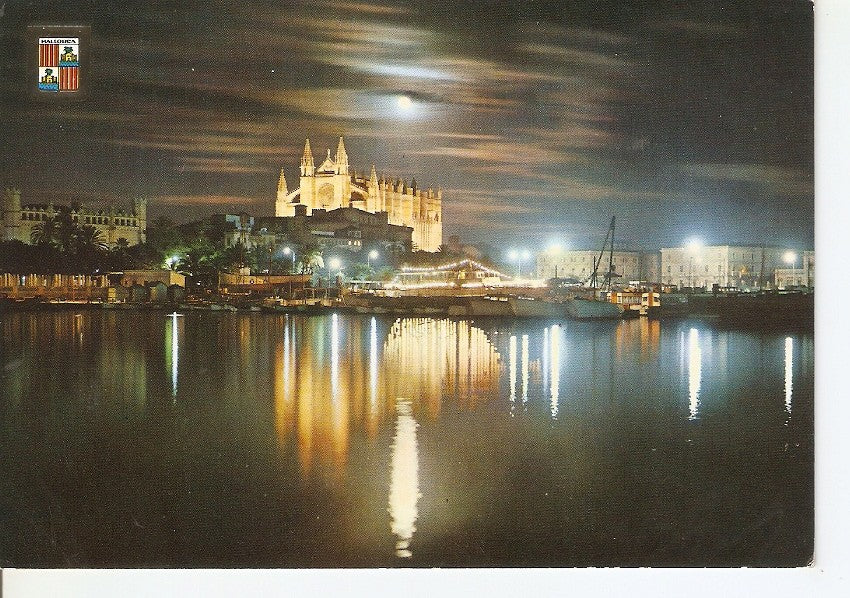 Postal 040913 : Mallorca. Palma. Vista nocturna
