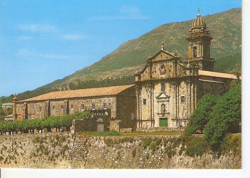 Postal 040916 : La Guardia (Pontevedra). Monasterio de Santa Maria de Oya