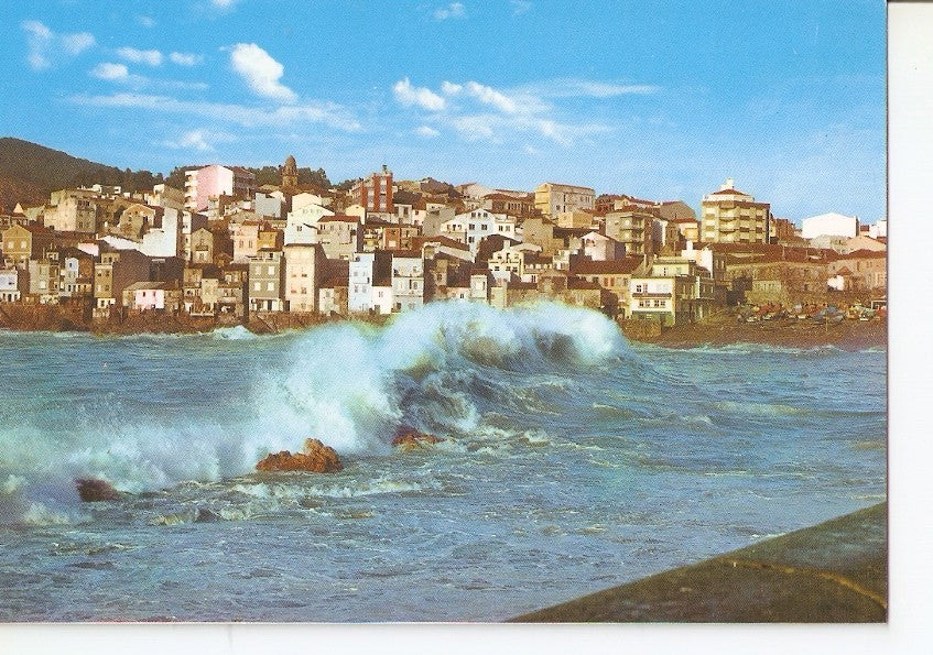 Postal 040918 : La Guardia (Pontevedra). Rompeolas