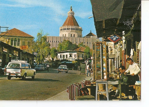 Postal 040927 : Nazareth vue partielle avec lEglise de lannonciation