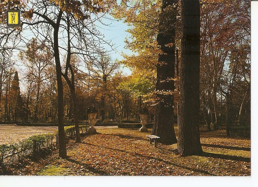 Postal 040948 : Aranjuez. jardin del Principe. Plaza de Pamplona