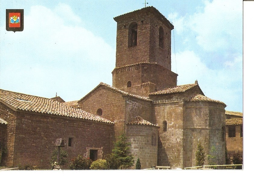 Postal 040959 : Santa Maria de lEstany (Barcelona). Absides i jardins