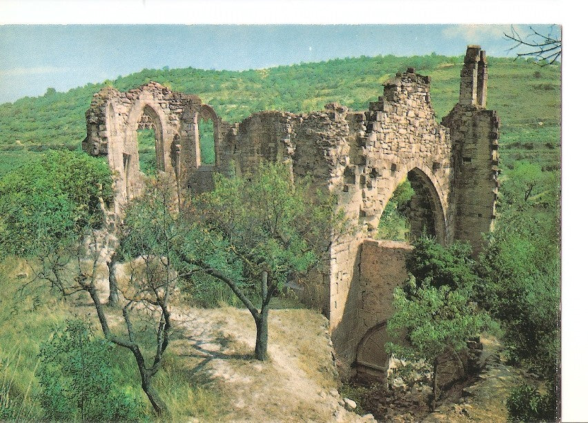 Postal 040961 : Guimera - Lerida. Ruinas del convento de Vallsanta