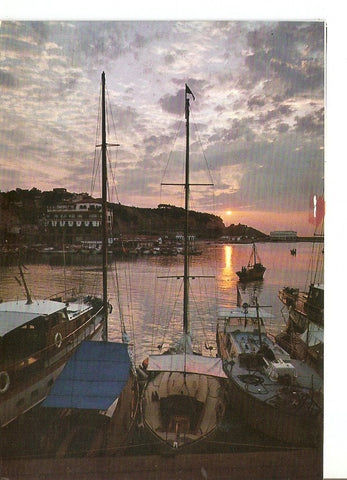 Postal 040975 : Arenys de Mar. Salida del sol