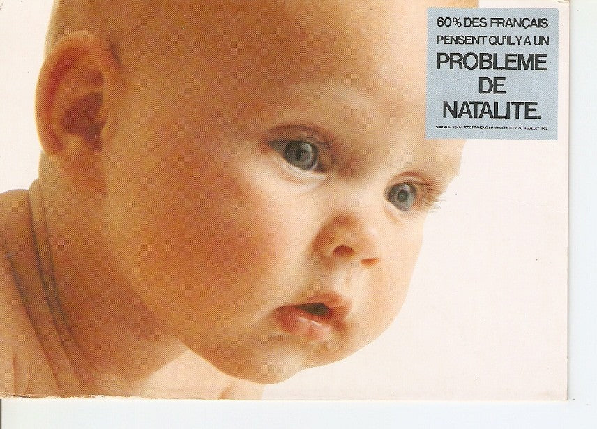 Postal 040996 : Probleme de Natalite Petit Format - S. Lousada