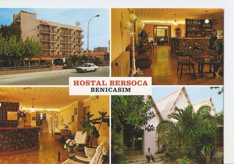 Postal 041021 : Hotel Bersoca. Restaurante las Barracas. Benicasim (Castellon)