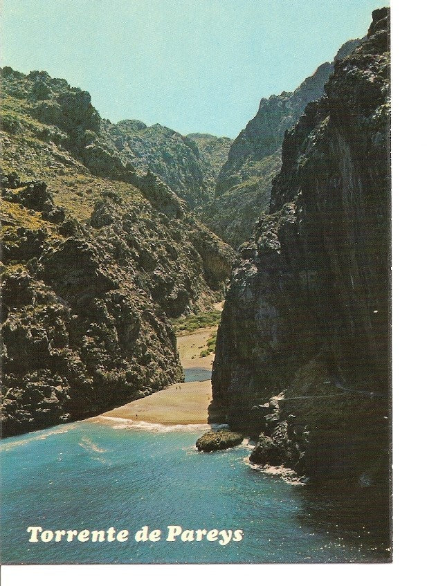 Postal 041048 : Mallorca (Baleares) España. La Calobra. Desembocadura del Torrente de Pareys