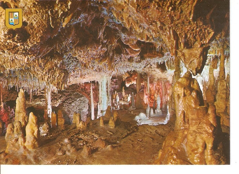 Postal 041085 : Mallorca. Porto Cristo (Manacor). Cuevas dels Hams. Salon de las Lechuzas