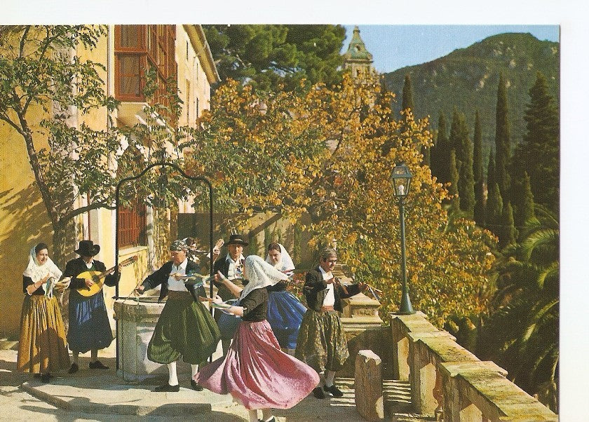 Postal 041117 : Mallorca. Baleares. Valldemosa. Bailes tipicos
