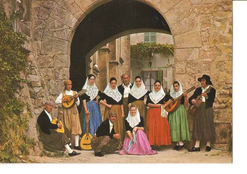 Postal 041118 : Mallorca. Baleares. Valldemosa. Trajes tipicos