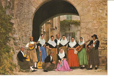 Postal 041118 : Mallorca. Baleares. Valldemosa. Trajes tipicos