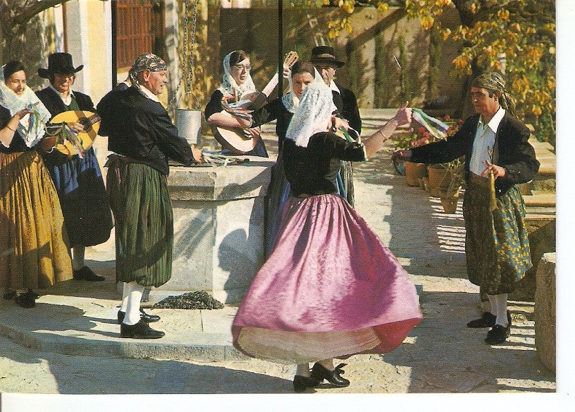 Postal 041119 : Mallorca. Baleares. Valldemosa. Bailes tipicos