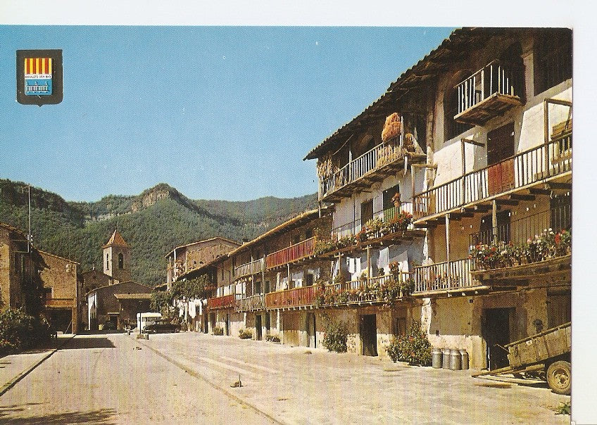 Postal 041144 : Hostalets den Bas (Girona). Petita Suissa Catalana. Carrer Teixeda