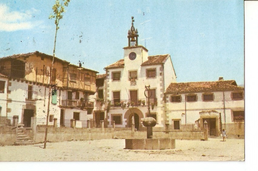 Postal 041145 : Cuacos de Yuste (Caceres). Plaza e España