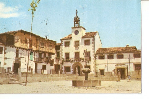 Postal 041145 : Cuacos de Yuste (Caceres). Plaza e España