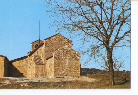Postal 041159 : Obiols - Comarca del Bergueda. Esglesia pre-romanica. Restes visigotics i paleo-cristian