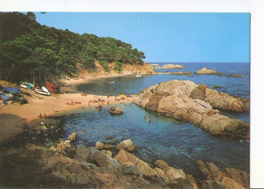 Postal 041161 : Costa Brava. Cala Estreta. Detalle