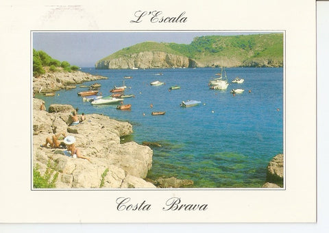 Postal 041176 : Calella (Barcelona). La grandiosidad de su playa