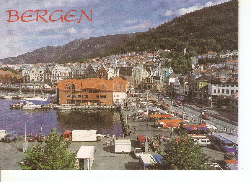 Postal 041184 : Bergen. Torget i Bergen. Bergen Fishmarket
