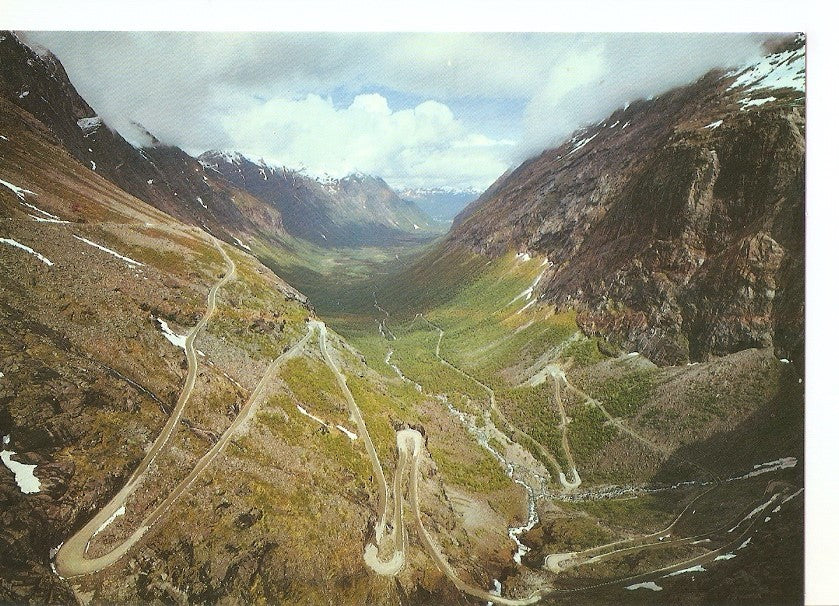 Postal 041188 : Norway: The Trollstigen Mountain Road