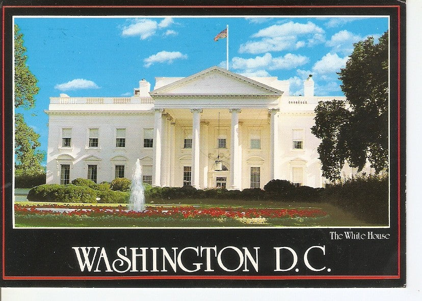 Postal 041219 : Washington D.C. White House north view