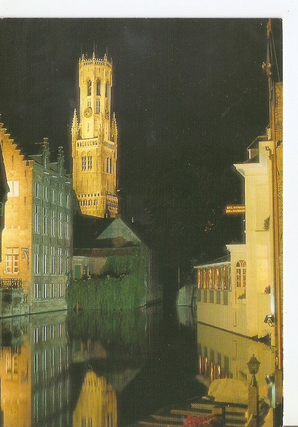 Postal 041225 : Brugge. The Rozenhoedkaai with the Belfry