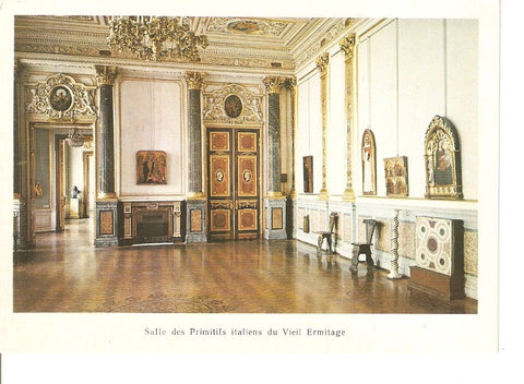 Postal 041276 : Salle des Primitifs italiens du Vieil Ermitage