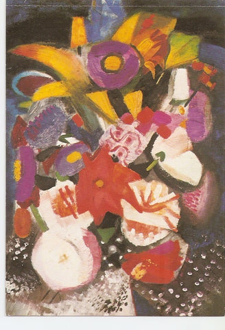 Postal 041298 : Ida Kerkovius Still Lige with Flowers 1934-36. Stuttgart Staatsgalerie
