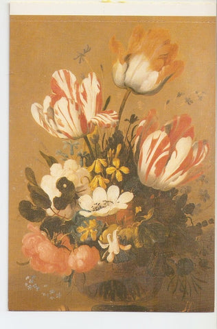Postal 041301 : Hans Bollongier Vase with Flowers 1636. Oxford Ashmolean Museum