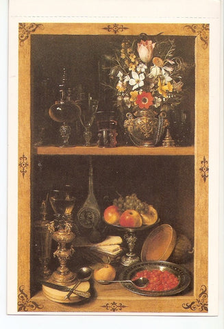 Postal 041313 : Georg Flegel Still Life with Flowers 1610. Prague Narodni Galerie