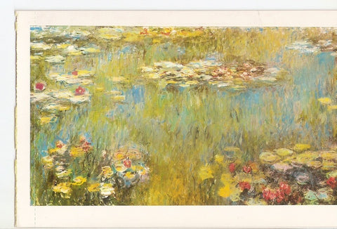 Postal 041316 : Calude Monet Water Lilies c.1910. Private Collection