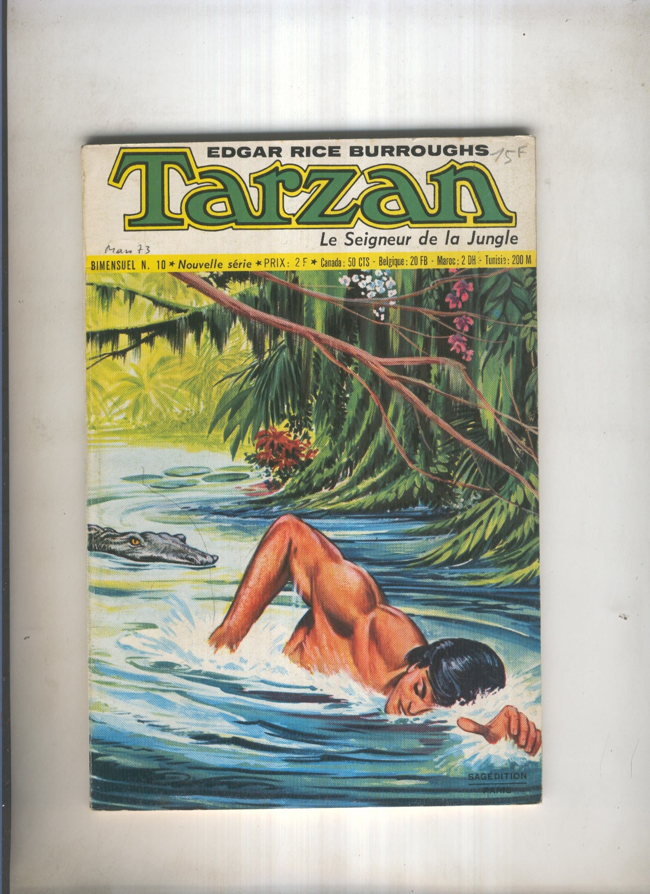 TARZAN Le Seigneur de la Jungle Numero 10: La cite de cristal
