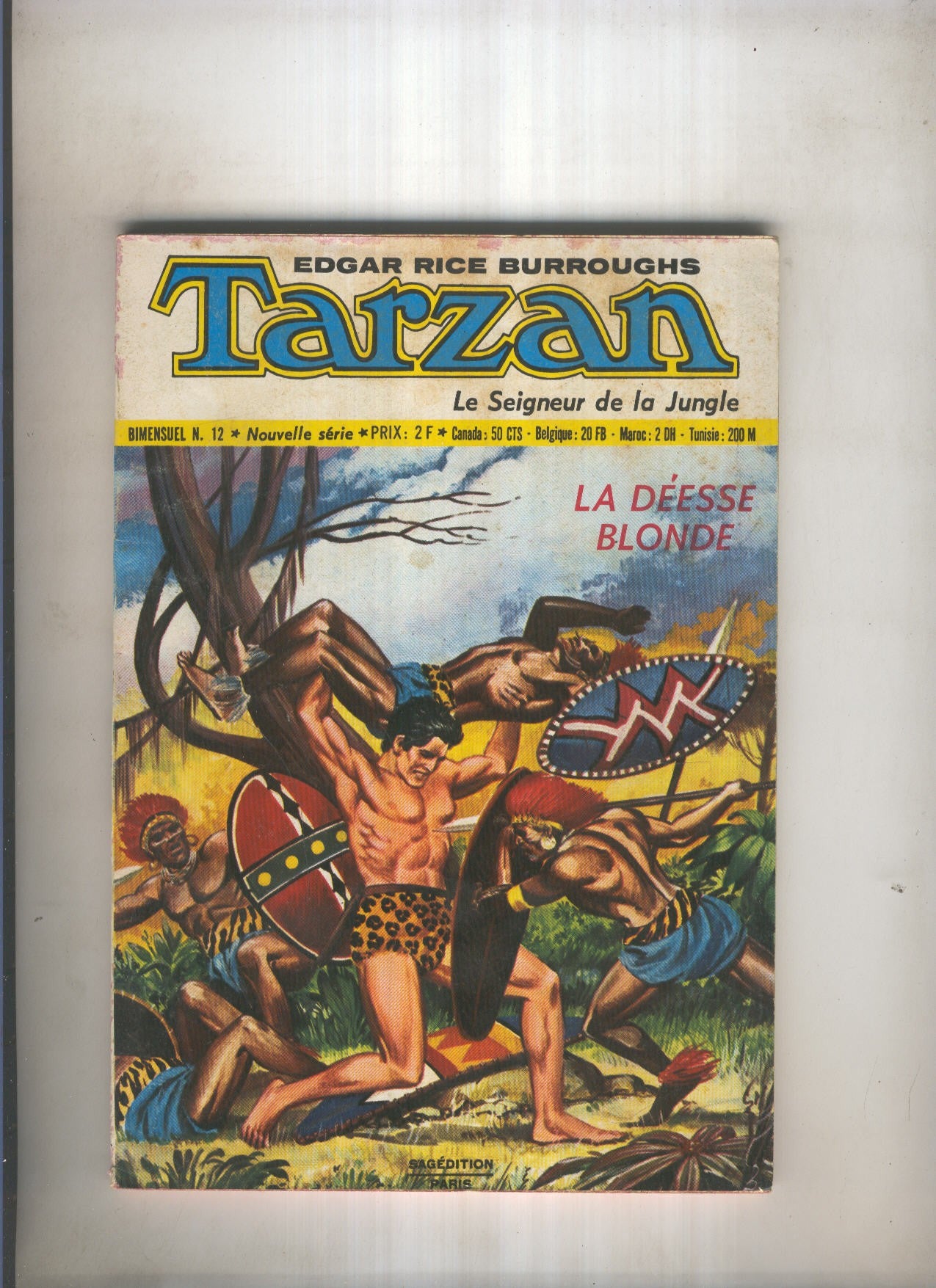 TARZAN Le Seigneur de la Jungle Numero 12: La deese blonde