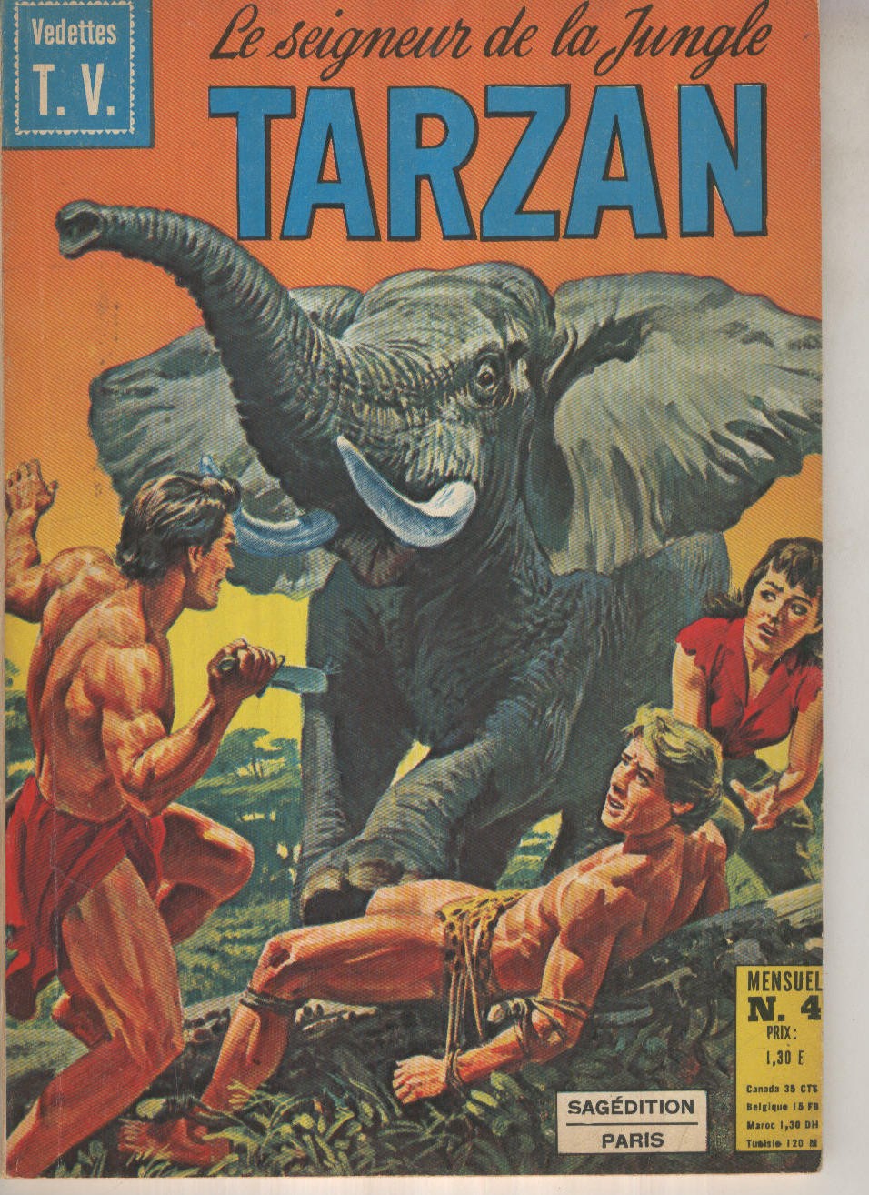 TARZAN Le Seigneur de la Jungle 04: Et pour enjeu un tresor
