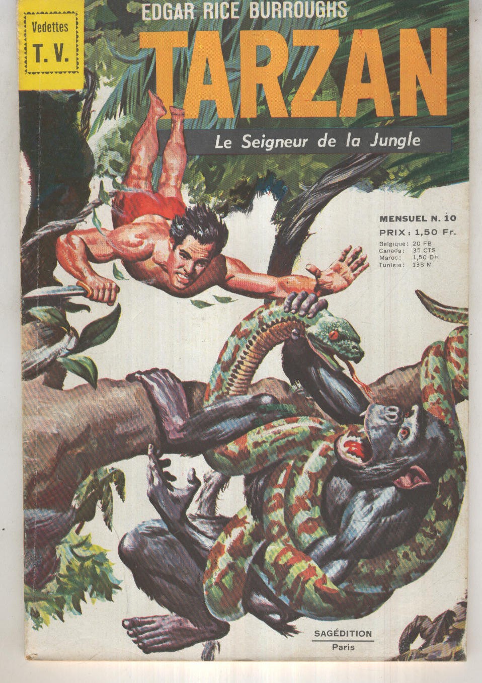TARZAN Le Seigneur de la Jungle 10: Attention!!! Tarzan Geant!