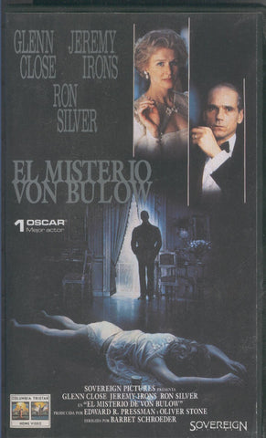 Video VHS: El misterio Von Bulow