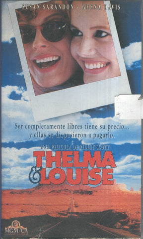 Video VHS: Thelma y Louise. ESPAÑOL